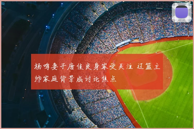 杨鸣妻子唐佳良身家受关注 辽篮主帅家庭背景成讨论焦点